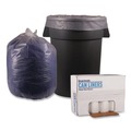 Friends & Family Sale - 15% off select orders | Boardwalk X8647DCKR01 43 in. x 47 in. 56 gal. 1.4 mil Low-Density Can Liners - Clear (100/Carton) image number 2