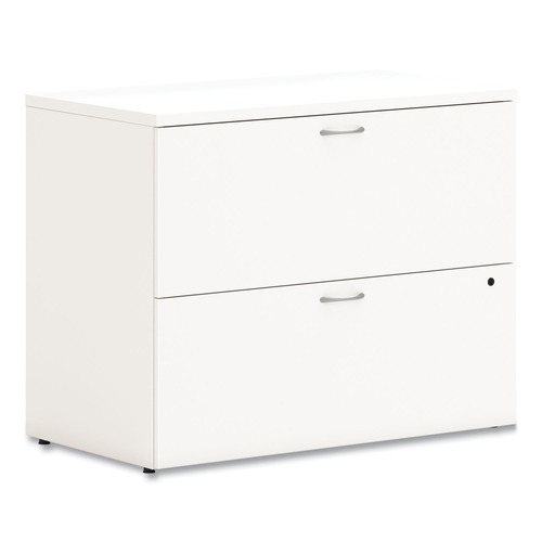 Office Carts & Stands | HON HLPLLF3620L2.LPW1 Mod 36 in. x 20 in. x 29 in. Lateral File with 2 Legal/Letter-Size Drawers - Simply White image number 0