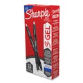 Pens | Sharpie S-Gel 2096152 S-Gel High-Performance Medium 0.7 mm Retractable Gel Pen - Blue Ink/Black Barrel (1-Dozen) image number 0