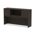  | Alera ALEVA286015ES Valencia Series 58.88 in. x 15 in. x 35.38 in. 4-Compartment Hutch with Doors - Espresso image number 2