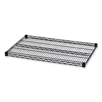 Alera ALESW583624BL Industrial Wire Shelving 36 in. x 24 in. Extra Wire Shelves - Black (2-Piece/Carton)