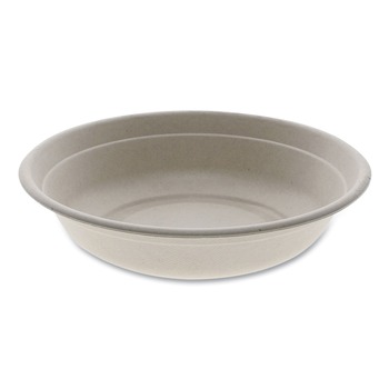 Pactiv Corp. 32 oz EarthChoice Fiber-Blend Bagasse Dinnerware Bowl - Natural (400/Carton)