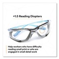 Eye Protection | 3M VC215AF CCS plus1.5 Diopter Strength Protective Eyewear with Foam Gasket - Blue Plastic Frame, Clear Polycarbonate Lens image number 3