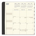 Calendars & Planners | Filofax C1811001 17-Month: Aug 2025 to Dec 2026 10.88 in. x 8.5 in. Soft Touch Planner - Black Cover image number 3