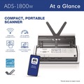 Office Electronics & Batteries | Brother ADS1800W 600 dpi x 600 dpi Optical Resolution 20-Sheet Duplex Auto Document Feeder ADS-1800W Compact Desktop Scanner image number 3