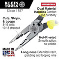 Pliers | Klein Tools J206-8C 8.5 in. All-Purpose Spring Loaded Long Nose Pliers image number 6