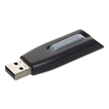 Verbatim Store 'n' Go V3 64 GB USB 3.0 Drive - Black/Gray