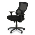  | Alera ALEELT4214F Elusion II Series Mid-Back Swivel/Tilt Mesh Chair with Adjustable Arms - Black image number 9