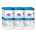  | Clorox Healthcare 35309 1 Ply 6.75 in. x 9 in. Unscented Bleach Germicidal Wipes - White (6/Carton) image number 1
