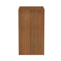  | Alera VA532822WA 15.63 in. x 20.5 in. x 28.5 in. Valencia Series 3-Drawer Full File Pedestal - Modern Walnut image number 2