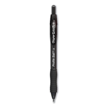 Paper Mate 2095459 Profile Medium 1 mm Retractable Ballpoint Pen - Black (36/Pack)