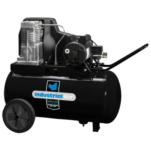 Portable Air Compressors | Industrial Air IP1982013 1.9 HP 20 Gallon Oil-Lube Horizontal Dolly Air Compressor image number 0