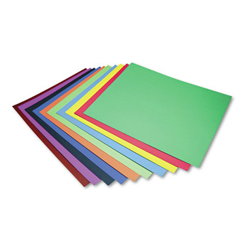 Pacon 22 in. x 28 in. Four-Ply Railroad Board - Assorted (100/Carton)