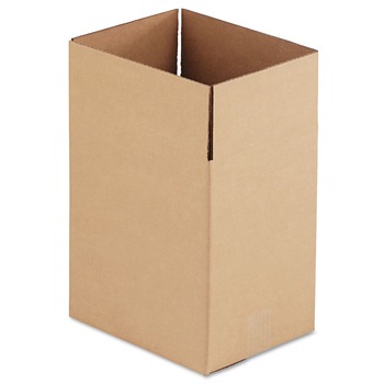 Universal UFS11812 8.75 in. x 11.25 in. x 12 in. Fixed-Depth Corrugated Shipping Boxes - Brown Kraft (25/Bundle)