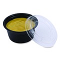 Cups and Lids | Boardwalk BWKPRTLID2 2 oz. Souffle/Portion Cup Lids - Clear (2500/Carton) image number 4