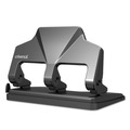 Office Jansan | Universal UNV74325 30-Sheet Three 7mm Hole Power Assist Punch - Black image number 0