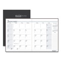 Calendars & Planners | House of Doolittle 260-02 11 in. x 8.5 in. 14-Month: Dec 2025 to Jan 2027 Recycled Ruled Planner with Leatherette Cover - Black Cover image number 0