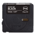Labels | Brother P-Touch BTAG335 0.47 in. x 13.1 ft. Genuine P-Touch BTAG Label Tapes - White on Black image number 3