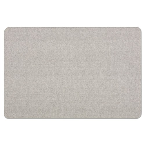  | Quartet 7684G 48 in. x 36 in. Oval Office Fabric Bulletin Board - Gray image number 0