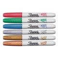 Permanent Markers | Sharpie 2029678 Fine Bullet Tip Metallic Permanent Markers - Blue/Green/Red image number 1
