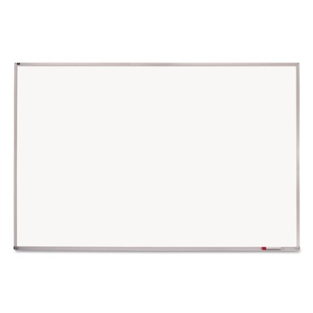 Quartet 96-in x 48-in Porcelain Magnetic Whiteboard - White Surface, Silver Aluminum Frame