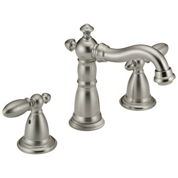 Delta 3555-SSMPU-DST 2-Handle Widespread Bathroom Faucet (Stainless Steel)