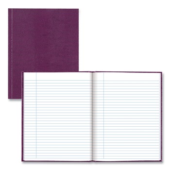 Blueline 9.25 in. x 7.25 in. Sheets Medium/College Rule 1-Subject Executive Notebook - Grape Cover