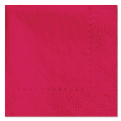 Early Access Presidents Day Sale | Hoffmaster 180311 9-1/2 in. x 9-1/2 in. 2-Ply Beverage Napkins - Red (1000/Carton) image number 0