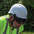 Face Shields and Visors | Klein Tools VISORGRAY Safety Helmet Visor - Gray Tinted image number 3