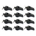 Outdoor Tools and Equipment | Champion Sports 601 Medium Weight Plastic Sports Whistle - Black (1-Dozen) image number 0