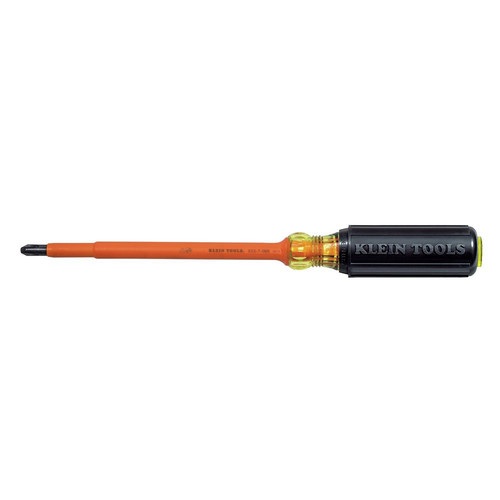 Screwdrivers | Klein Tools 6337INS #3 Phillips Tip 7 in. Round Shank Insulated Screwdriver image number 0