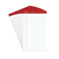 Office Jansan | Universal M9-45000 Perforated Wide/Legal Ruled Writing Pads With (50) 8.5 in. x 14 in. Sheets - White Sheet/Red Headband (1-Dozen) image number 0