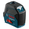 Rotary Lasers | Bosch GCL2-160PLUSLR6 Self-Leveling Cross-Line Laser with Plumb Points and L-Boxx Carrying Case image number 3