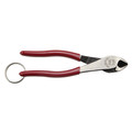 Pliers | Klein Tools D228-8TT 8 in. Diagonal Cutting Pliers with High-Leverage Design and Tether Ring image number 2