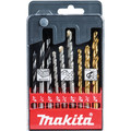 Bits and Bit Sets | Makita D-16449 9-Piece Assorted Drill Bit Set image number 1
