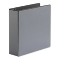 Universal UNV30751 3 Ring 3 in. Capacity Deluxe Easy-to-Open D-Ring View Binder - Black image number 0