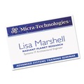 Office Jansan | Avery 05390 2-1/4 in. x 3-1/2 in. Horizontal/Vertical Name Badge Insert Refills - White (50/Box) image number 1
