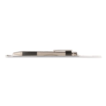 Zebra F-301 Ballpoint Pen, Retractable, Fine 0.7 mm, Black Ink, Stainless Steel/Black Barrel