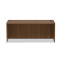 | Alera VA217236WA 71 in. x 35.5 in. x 29.63 in. Valencia Series Straight Front Desk Shell - Modern Walnut image number 1
