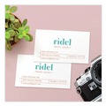 Bulk Savings Pricing 2 | Avery 05881 2 in. x 3.5 in. Print-to-the-Edge Microperf Business Cards with Sure Feed Technology for Color Laser Printers (160 Cards, 8/Sheet, 20 Sheets/Pack) image number 1
