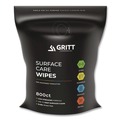 Cleaning Cloths | Gritt Commercial GRI5RW1 Surface Care Wipes, 1-Ply, 6 x 8, Fresh Scent, White, 800 Wipes image number 0