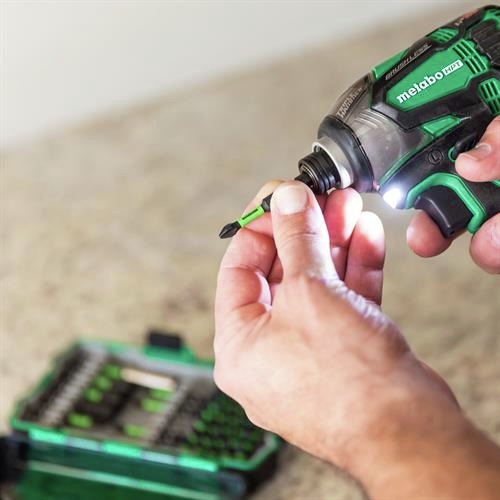 thumbnail image 2 of Metabo HPT 60-Piece Impact Driver Bit Set | Impact Rated, S2 Steel, Magnetic Holder 2 of 12
