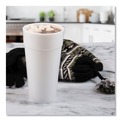 Cutlery | Dart 24J16 24 oz. Hot/Cold Foam Drink Cups - White (500/Carton) image number 6