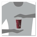 Cups and Lids | SOLO 316SI-0041 Bistro Print Solo 16 oz. Paper Hot Drink Cups - Maroon (50/Pack) image number 7