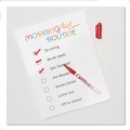 Office Jansan | Avery 73601 9 in. x 12 in. 3 mil Self-Adhesive Laminating Sheets - Matte Clear (50/Box) image number 2