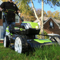 Push Mowers | Greenworks GLM801602 Pro 80V Cordless Lithium-Ion 21 in. 3-in-1 Lawn Mower image number 6