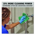 Cleaning & Janitorial Supplies | Rubbermaid Commercial FGQ62000GR00 16 in. x 16 in. Microfiber Reusable Cleaning Cloths - Green (12/Carton) image number 7