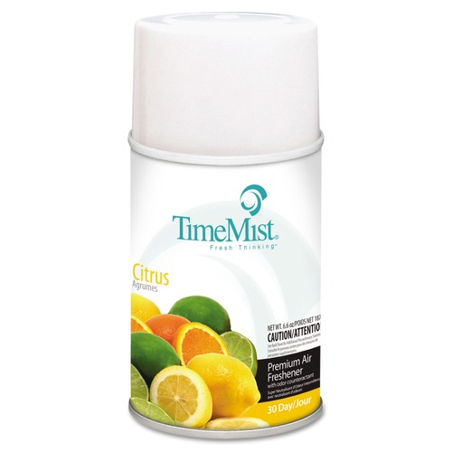  | TimeMist 1042781 6.6 oz. Aerosol Spray Premium Metered Air Freshener Refills - Citrus image number 0