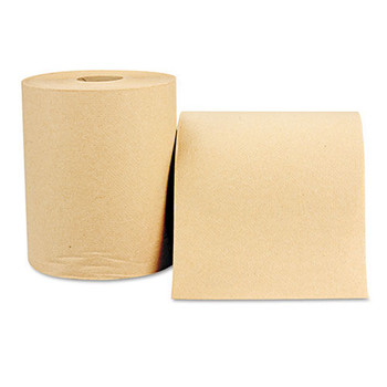 Windsoft WIN1280 8 in. x 800 ft. Hardwound Roll Towels - Natural (12 Rolls/Carton)