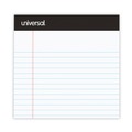 Office Jansan | Universal UNV57300 5 in. x 8 in. Premium Narrow Ruled Writing Pads with Heavy-Duty Back - Black Headband (12/Pack) image number 2